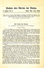 Die Freude des Sternes